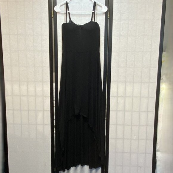 Calvin Klein Black Silky Spaghetti Top - L